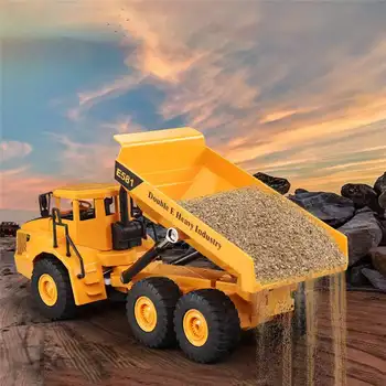 

Double E E581 003 RC Car 4WD 5km/H Radio Control Car Articulated Engineer Dumper RC Vehicle Model for Kids Children Toys Gifts