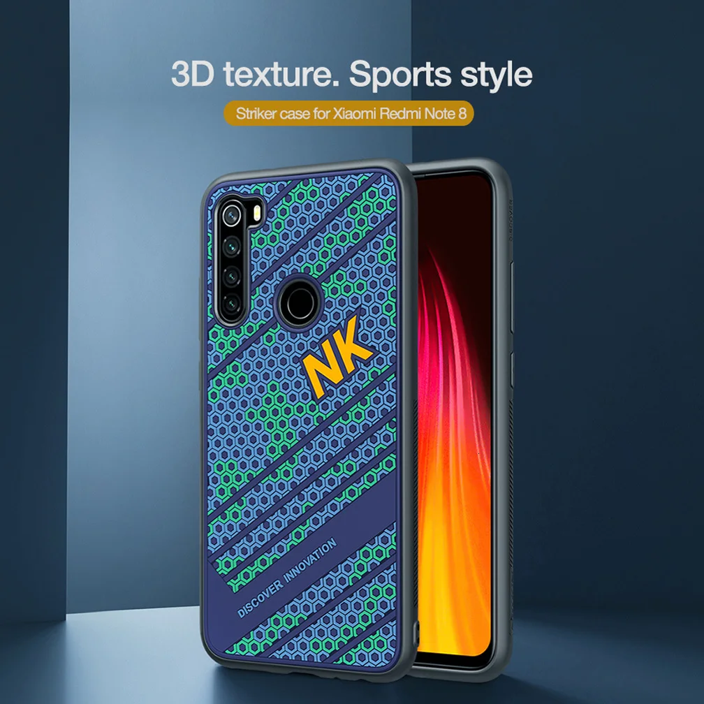 Для Xiaomi Redmi Note 8 чехол-накладка NILLKIN Striker чехол 3D Текстура ТПУ Силиконовая мягкая задняя крышка для Xiaomi Redmi Note 8 pro