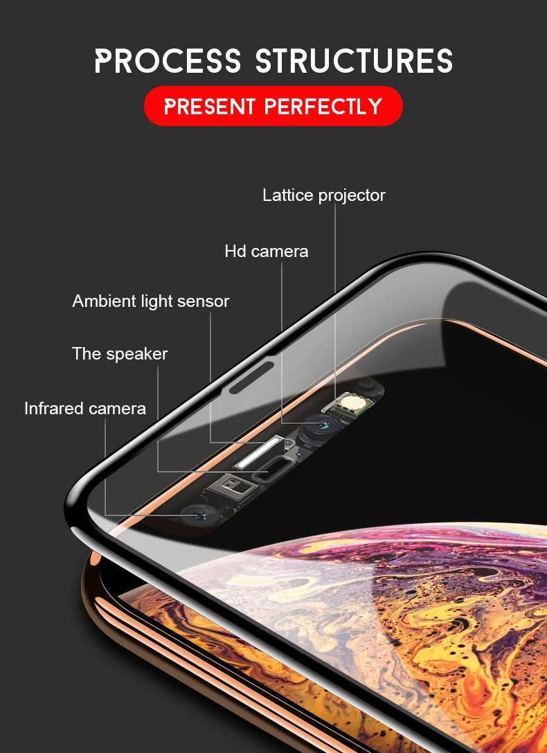 3 шт протектор экрана для iPhone XR XS макс. закаленное стекло для iPhone 7 6 6S 8 Plus 9D Полное стекло для iPhone X XS защитная пленка