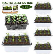 

6/12 Cells Seedling Trays Garden Nursery Pot Flower Plant Seed Pots Greenhouse Seed Starter Tray Plant Grow Box Garden Supplies