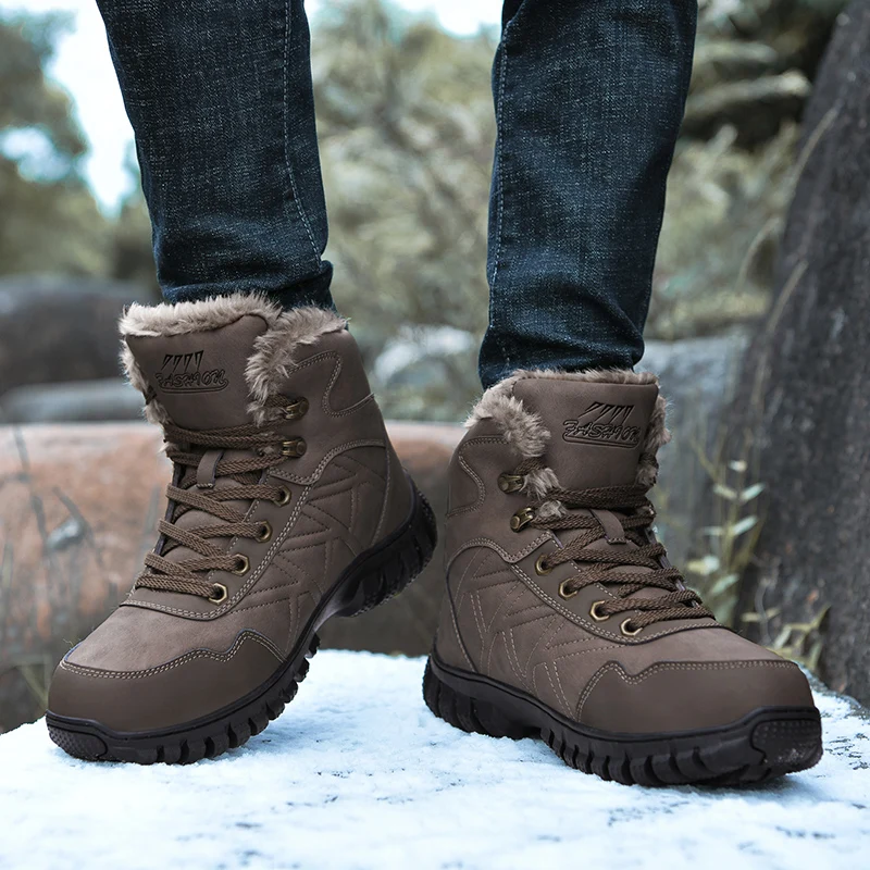 Модные мужские зимние ботинки; мужские хлопковые высокие кроссовки; Bota Coturnos Masculino; мужские теплые водонепроницаемые ботинки; мужские Ботинки martin