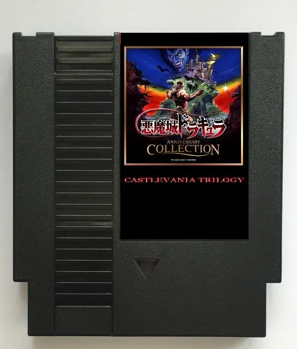 Caslevania I, II, III коллекция 47 в 1 игровой Картридж для консоли NES
