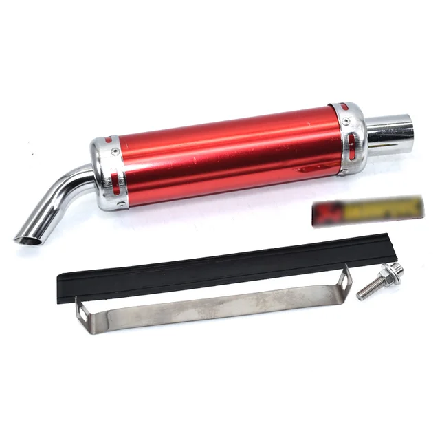 28mm 32mm 38mm For 125cc 150cc 160cc Atv Motorcycle Exhaust Muffler Escape Moto Pipe Dirt Pit Bike For Honda Yamaha Kawasaki 28mm 4