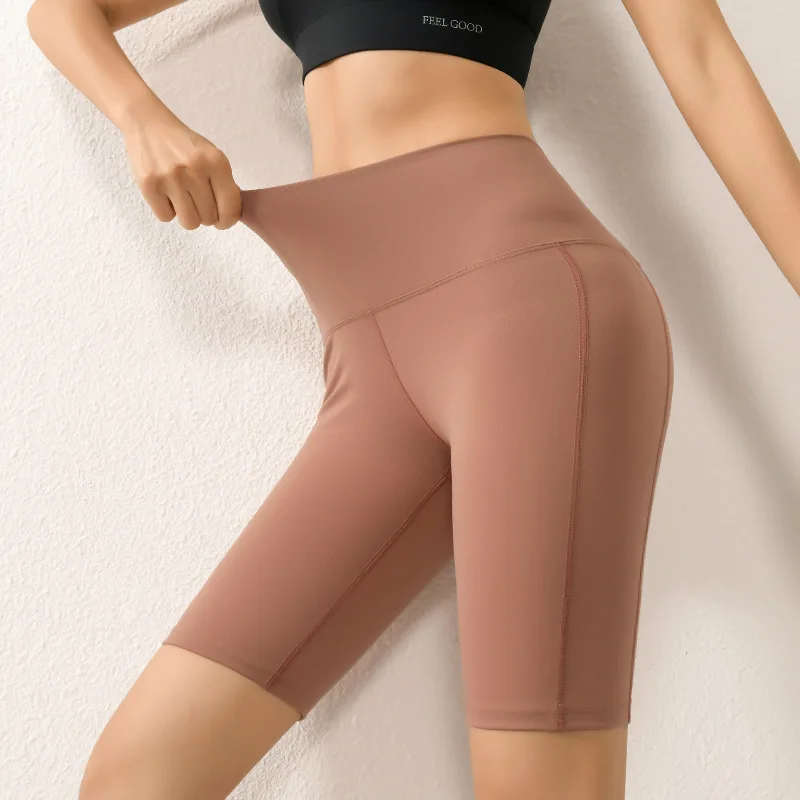 Five point Yoga Pants Women High Waist 