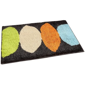 

Cartoon Microfiber Strong Absorbent Bathroom Mat Flocking Bedroom Living Room Carpet Floor Mat Absorbent Anti-Slip Mat