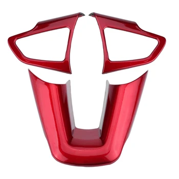 

ABS Car Styling Steering Wheel Buttons Decoration Cover Trim Sticker For Ford Focus 2015-2018 Steering Wheel Buttons Trim