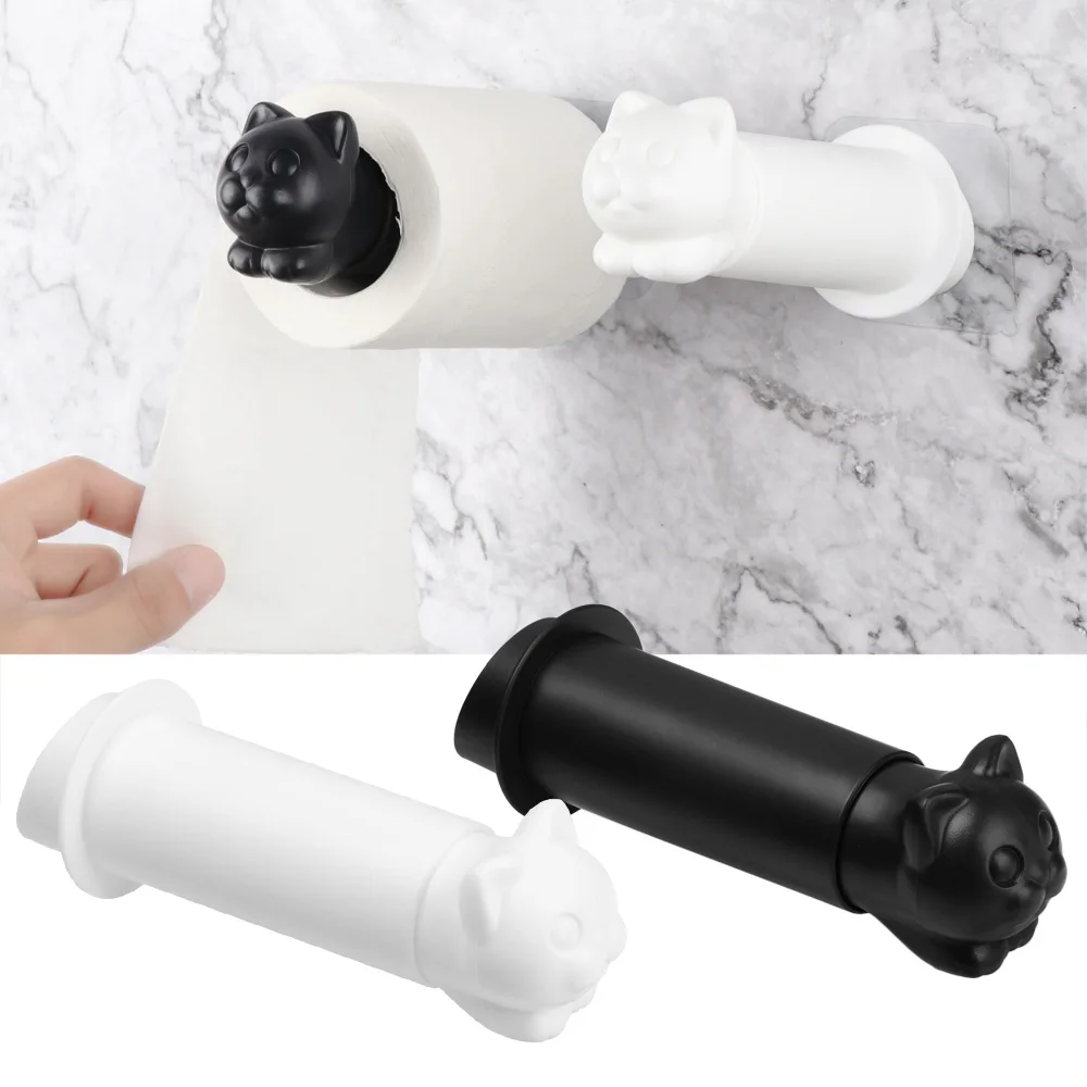 Paper Towel Holder Toilet Paper Holder Toilet Paper Rack Toilet Roll Holder Cat Shape Toilet Paper Holder