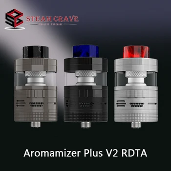

Original Steam Crave Aromamizer Plus V2 RDTA Tank 8.0ml/16.0ml Capacity Atomizer with 30mm Diameter Electronic Cigarette Vape