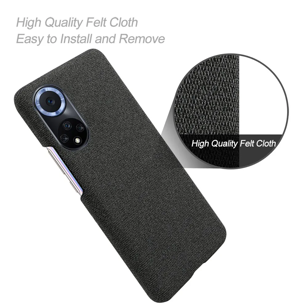 Luxury Cloth Texture Fitted Case for Nova Series Smartphones