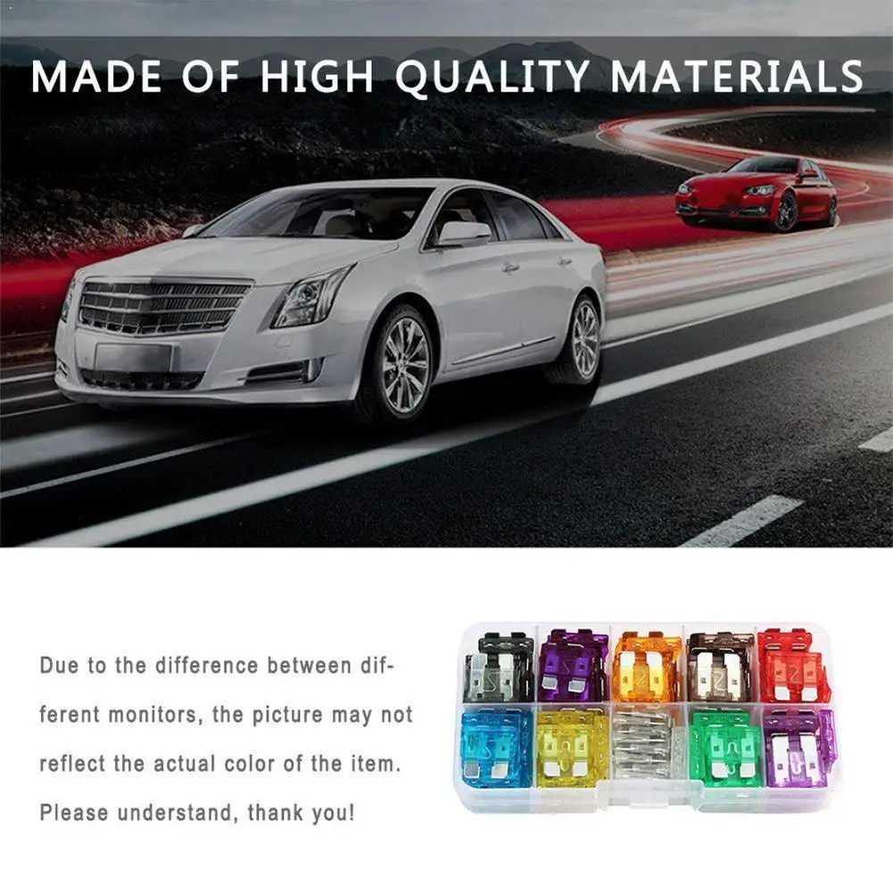

120pcs Car Fuse Mini Car Insert Fuse 2a-35a Boxed Car Fuse Set Auto Blade Assorted Mini Box Fuse R3T6