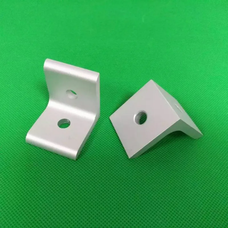 2 Holes Vertical Corner Brackets 1515 3030 4040 4545 Aluminum Alloy 2 Hole 90 degreee Inside Corner Bracket
