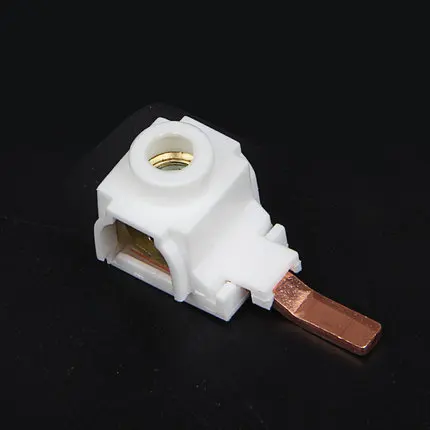 1 pieces C45 busbar terminal block 100A terminal block straight elbow busbar circuit breaker distribution box terminal block Into the line