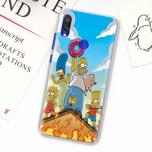 Чехол для телефона Homer J. Simpson для Redmi Note 5 6 7 8 Pro 8T S2 GO Redmi 7 7A 8A K20 Pro 6 6A 5 Plus жесткий чехол - Цвет: H12