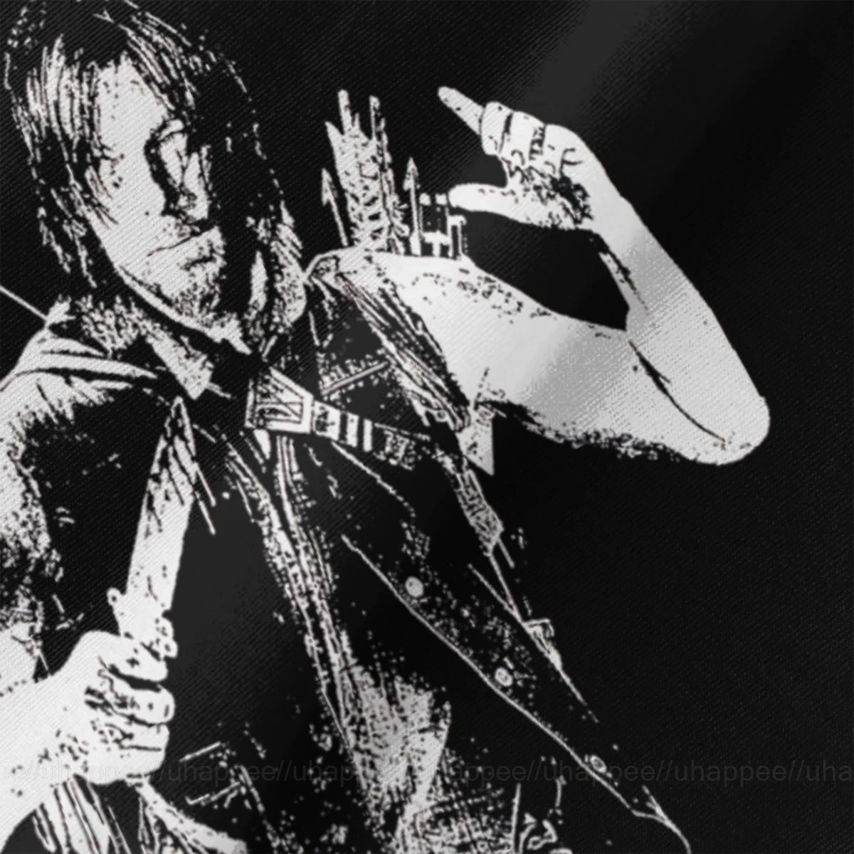 Мужские футболки больших размеров Daryl The Walking Dead мягкие хлопковые с круглым