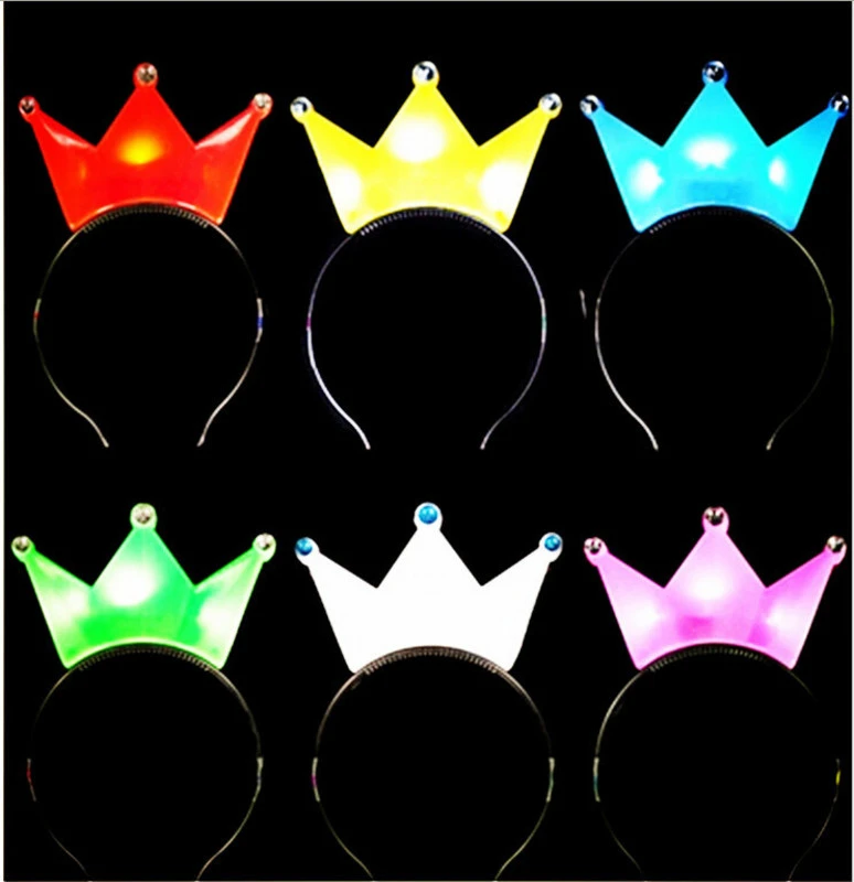 Venta al por mayor, accesorios peluquería para niños, diademas de corona de cristal con LED, sombreros de Navidad para niños, regalos fiesta|hair accessories|for girlsaccessories hair - AliExpress