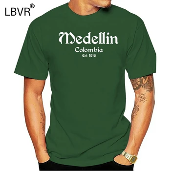 

Medellin Colombia T-Shirt - Pablo Escobar Cartel Men Brand Famous Clothing Cotton Plus Size Make Your Own Shirt