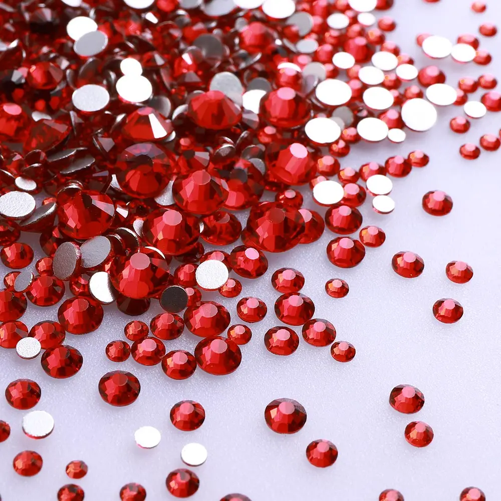 Mix Size Black Diamond Flat Back Rhinestones for Face Self-adhesive Crystal Beads Loose Precious Stones Diamond Painting Jewelry