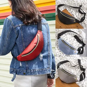 

New Fashion Women Bum Bag fanny Pack Festival Money Waist Pouch Travel Canvas Belt Holiday Wallet