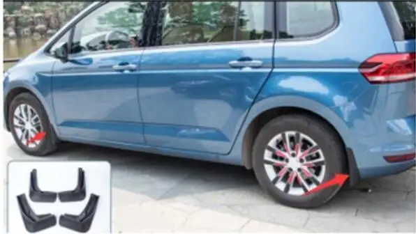 08-11-13-15-16-18 для Volkswagen touran L fender Аксессуары для модификации грязевая кожа и глиняная плитка аксессуары