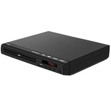 Reproductor de DVD para TV, reproductor de discos de CD DVD gratis para todas las regiones, salida AV integrada PAL/ NTSC, entrada USB, Control remoto