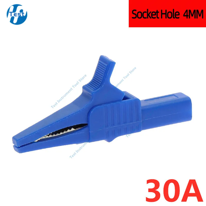 1PCS 32A 1000V Copper Alligator Clip For 4mm Banana Multimeter Pen HV Test Battery Test Clip Crocodile