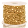 2Meter Width 1.5mm Stainless Steel Gold Press Rounding Chains for Earring Anklet Necklace Jewelry Making DIY Handcrafts Supplies ► Photo 1/6