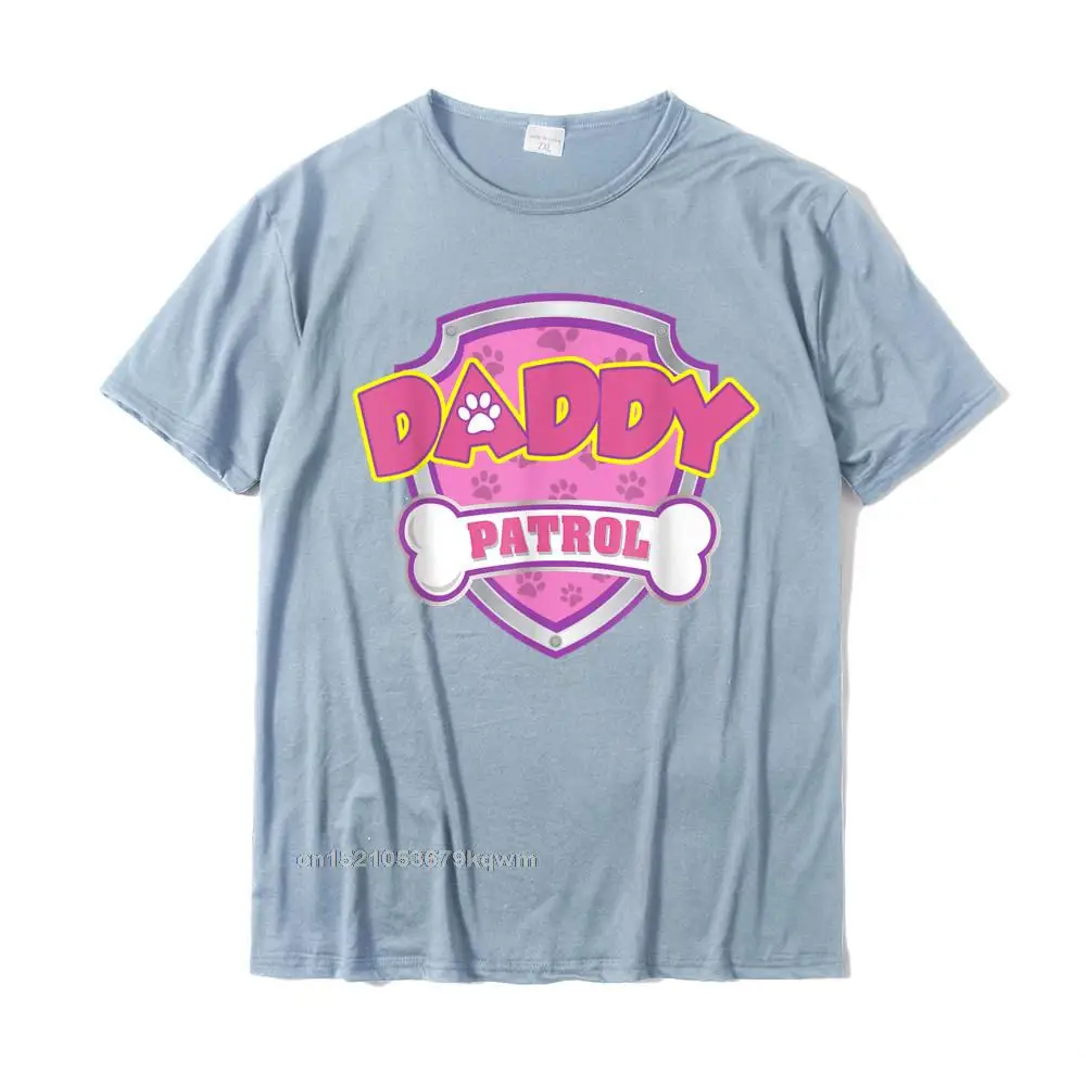  Casual Tops Shirts 2021 Hot Sale Short Sleeve Men Top T-shirts TpicOriginaltitle Normal Thanksgiving Day Tops Shirts Round Neck Funny Daddy Patrol - Dog Mom Dad For Men Women T-Shirt__3828 light