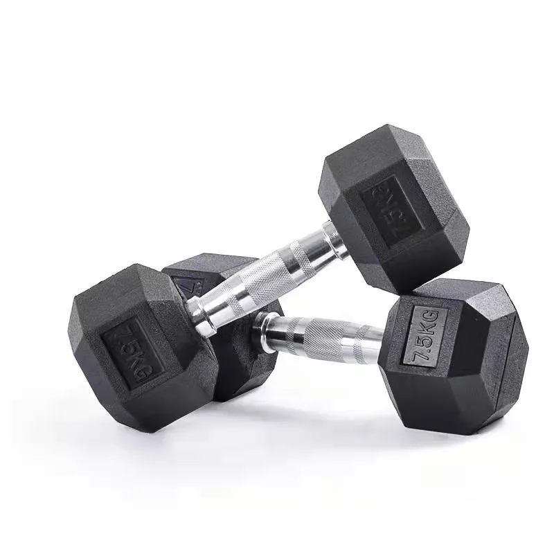 Adjustable Hexagonal Dumbbell with Glue to Make Exercise Arm Media and Fitness, Manufacturer Directly Supplies