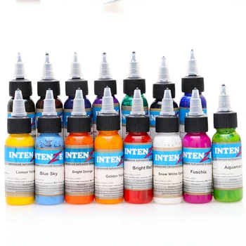 

14 color permanent tattoo pigment tattoo ink embroidery machine 30ml beauty tools
