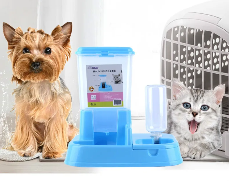 Автоматическая кормушка для собак, автоматический дозатор воды для кошек и собак, миска для собак, миска для кошек, комбинированная миска для кормления воды, кормушка для собак