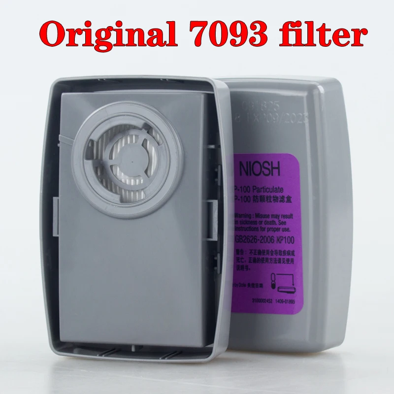 

Оригинальный респираторный фильтр с картриджем из 7093 фторида водорода, совместим с респираторной маской 6200, 7502, 6800