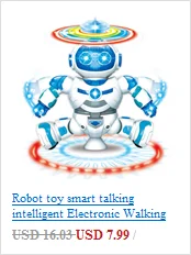 Intelligent Mini robot electronic Fun Robot Dancing Children Electric Universal Light Music Model Toy Colorful lights plastic PH