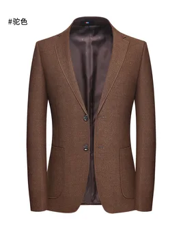 

BOO 2020new man fall pure color two-button suit business casual cultivate one's morality quality single western clothing