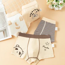 

4pcs Cotton Boys Panties Children's Cartoon Underwear Kids Underpants Boy Shorts