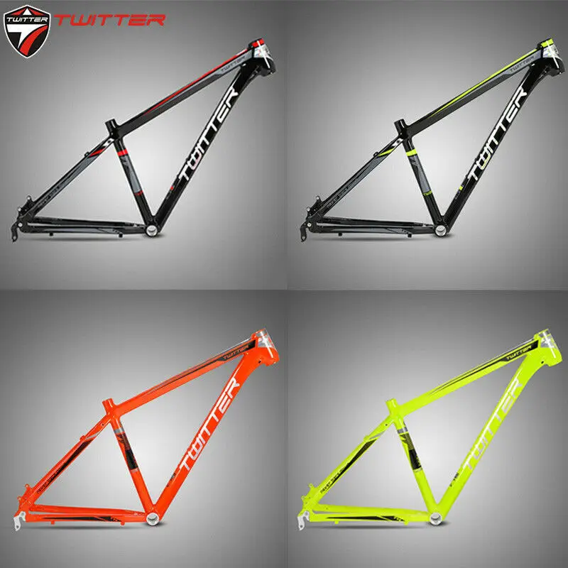 

TWITTER MTB Frame 26/27.5er Mountain Bike Frame 15.5/16.5/17.5" Aluminum Alloy Straight Tube 44mm Frameset Bicycle accessories
