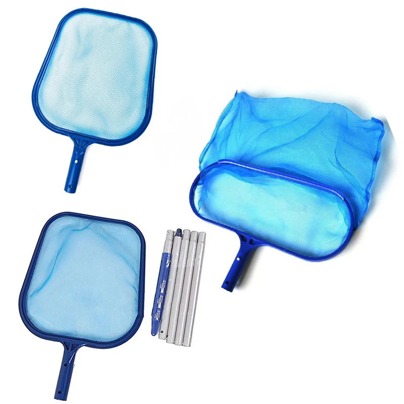Red de limpieza para piscina, equipo de red de pesca de agua profunda/superficial para el hogar, suministros de red de pesca al aire libre