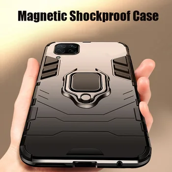 

Armor Case For Huawei P40 Lite Magnetic Car Phone Holder Cover TPU+PC Case For P40 Lite P40Lite