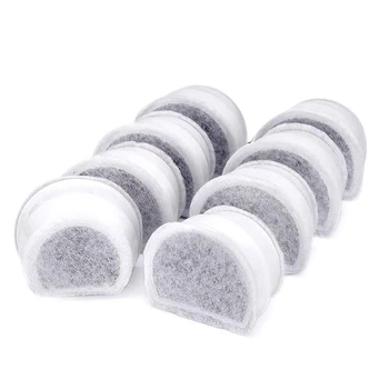 

Carbon Filters Replacement for PetSafe Drinkwell Avalon, Pagoda, 2 Gallon, Sedona and Seascape Fountains, 8-Pack Water Fountain