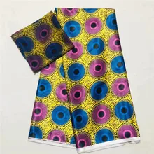 Высококачественный цифровой печатный воск дизайн африканская атласная ткань лента Шелковый узор атласный Шелковый воск ткань для платье для вечеринки XM072509
