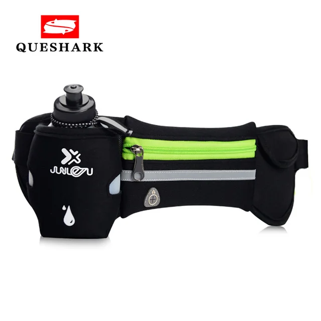 US $9.68 Men Women Waterproof Running Waist Bag with Water Bottle Sports Jogging Hydration Belt Bags Fitness