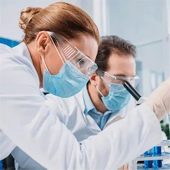 

PC-Safety Glasses Eye Protection Anti-Dust&Shock Goggles Transparent Eyepiece H7EC