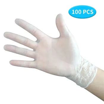 

100 PCS Disposable Gloves Latex for Kitchen Rubber Work Medical High quality Antibacterial gloves Mechanic Nitrile Exam Gloves