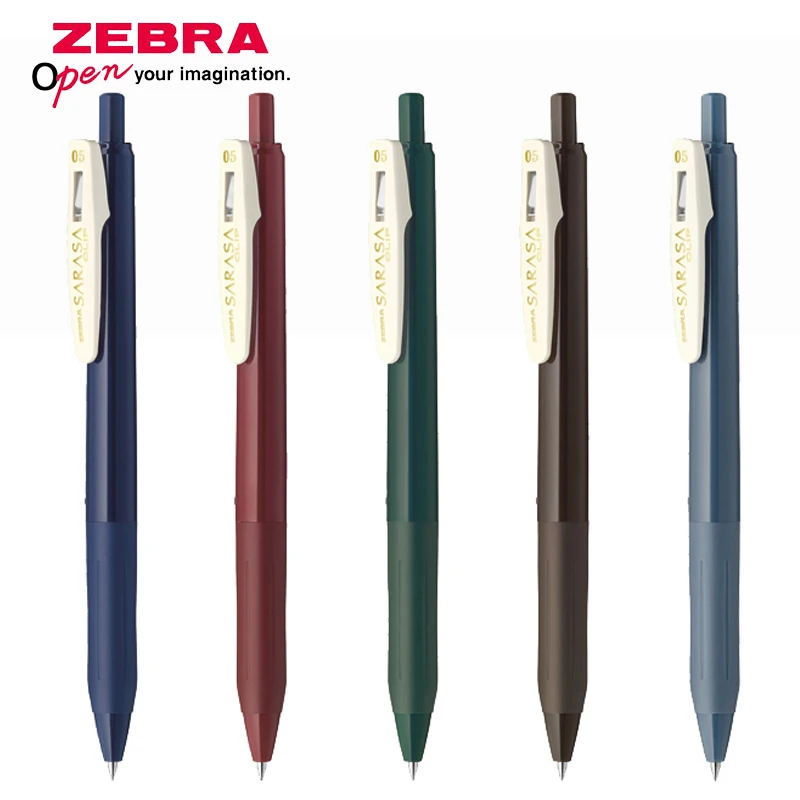 ZEBRA JJ15 винтажная цветная новая пятицветная гелевая ручка SARASA 0 5 мм резиновая для