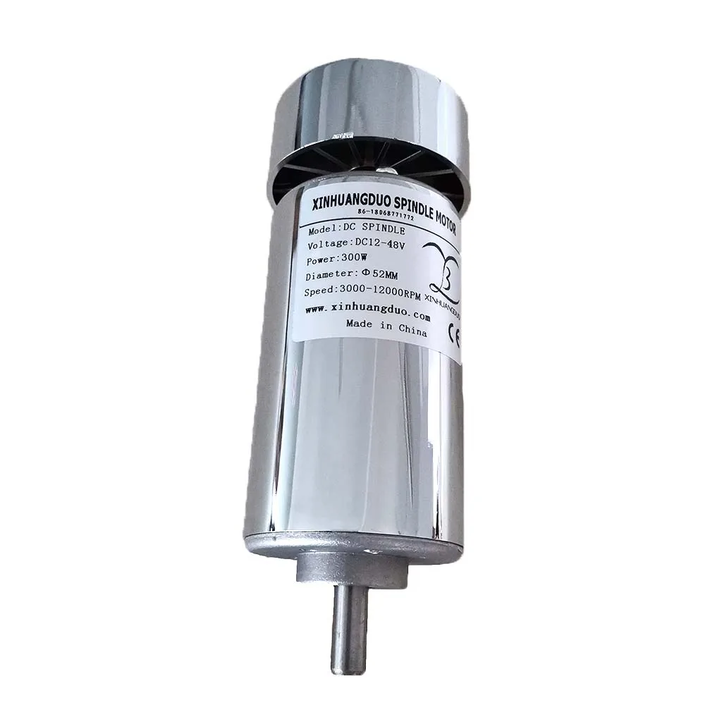 300 Вт Шпиндельный двигатель DC12-48V ER11 ER16 12000 об/мин 0.3квт шпиндель фрезерный станок с ЧПУ Шпиндельный мотор с ЧПУ - Цвет: 300W  Spindle Motor