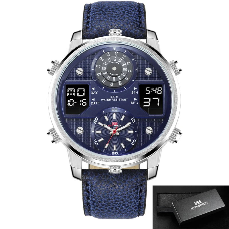 2021 New Fashion Brand Mens Watches Waterproof Sport Watch Men Electronic Timing Wrist Watches Clock Relogio Masculino 720 