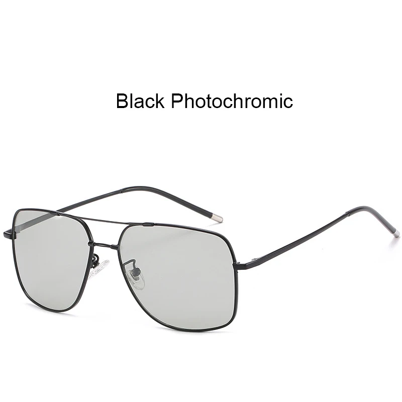 C4 black photochromi HBK, пилота, недеформируемые фотохромные солнцезащитные очки, винтажные, хамелеон, меняющие цвет, материал памяти, очки для вождения, Gafas De Sol - Цвет линз: C4 black photochromi