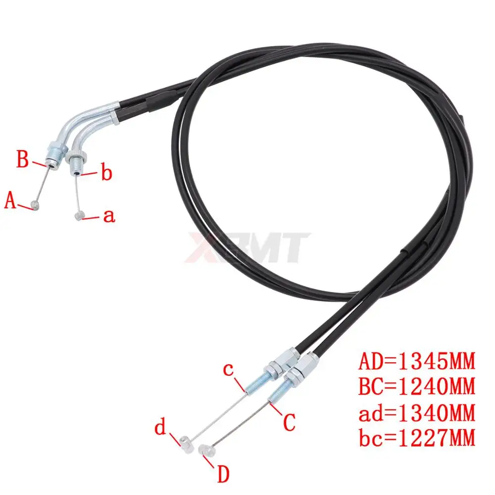 Стальной трос дроссельной заслонки для мотоцикла Honda VTX1800 VTX 1800 2002 2003 2004 2005 2006 2007