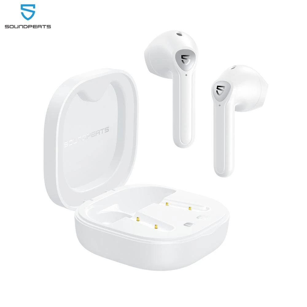 SOUNDPEATS TrueAir2 Wireless Earphones QCC3040 aptX Bluetooth V5.2 Earbuds Dual Mic CVC 8.0 Noise Cancellation Total 25 Hours