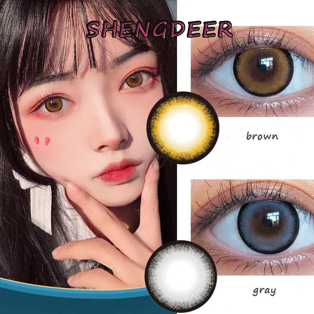 

Natural Dolly Big Eye Look Colorful Contact Lenses Whole Soft Glasses for Women INSTOCK SHENGDEER