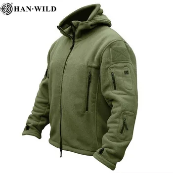 

Men Military Hiking Jackets Thermal Hooded Fleece Jacket Tactical Jacket Outdoors Sports Coat Militar Softshell Army Jackets